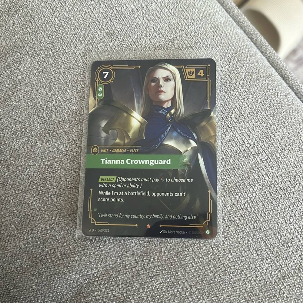 Tianna Crownguard 060/221 - Spiritforged (SFD) Riftbound: League of Legends Card